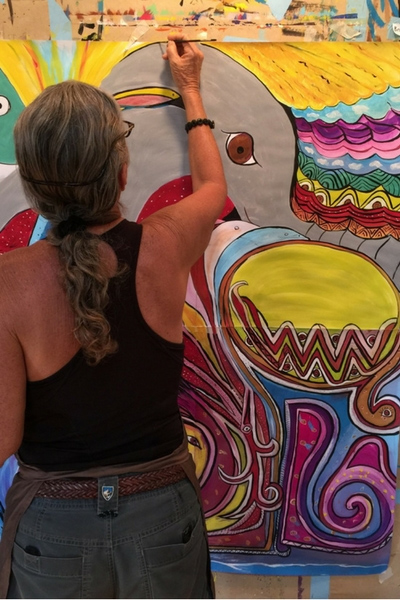 Painting at the Hui Ho'olana Sanctuary on Moloka'i | The Painting Experience Blog