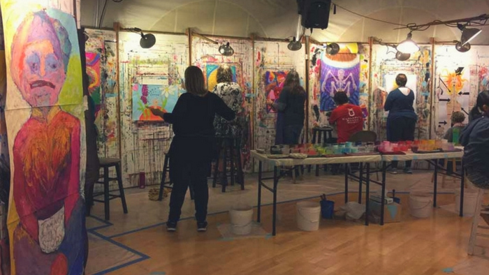 Process Painting Studio with The Painting Experience at the Esalen Institute